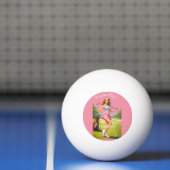 Fit vrouwelijke golfer Thunder_Cove Pingpongbal (Net)