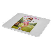 Fit vrouwelijke golfer Thunder_Cove Snijplank (Hoek)