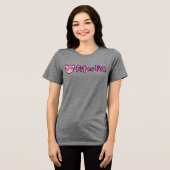 FitbyFox Fundamentals- Dames Tri-Blend Shirt (Voorkant volledig)