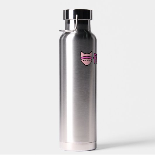 FitbyFox Fundamentals-  Insulated Bottle Waterfles (Rechts)