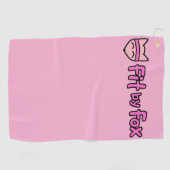FitbyFox Fundamentals- Klemhanddoek Golfhanddoek (Horizontaal)
