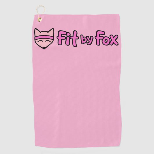 FitbyFox Fundamentals- Klemhanddoek Golfhanddoek (Voorkant)