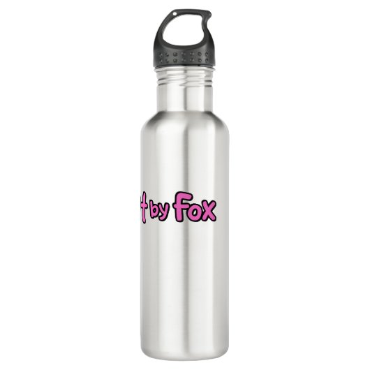 FitbyFox Fundamentals- Water Bottle Waterfles (Voorkant)