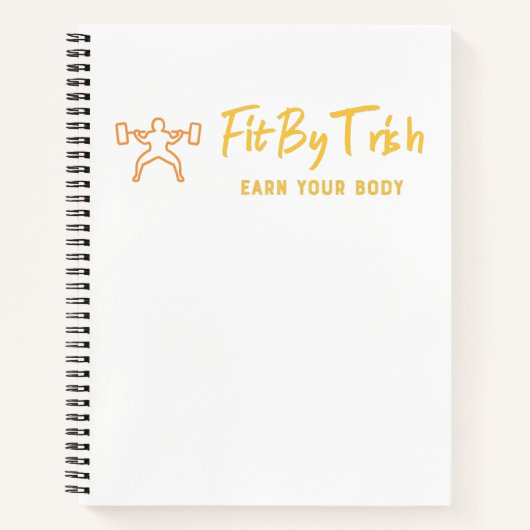 FitByTrish Notitieboek (Voorkant)