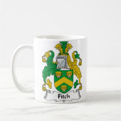 Fitch Family Crest Koffiemok (Links)