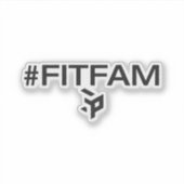 FITFAM LOGO STICKERS (Voorkant)