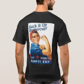 FitForce met "Rosie" - Donkere T-shirt (Achterkant)