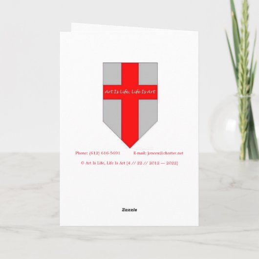 "Fitgers" Get Well Card Kaart (Achterkant)