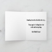 "Fitgers" Get Well Card Kaart (Binnen)