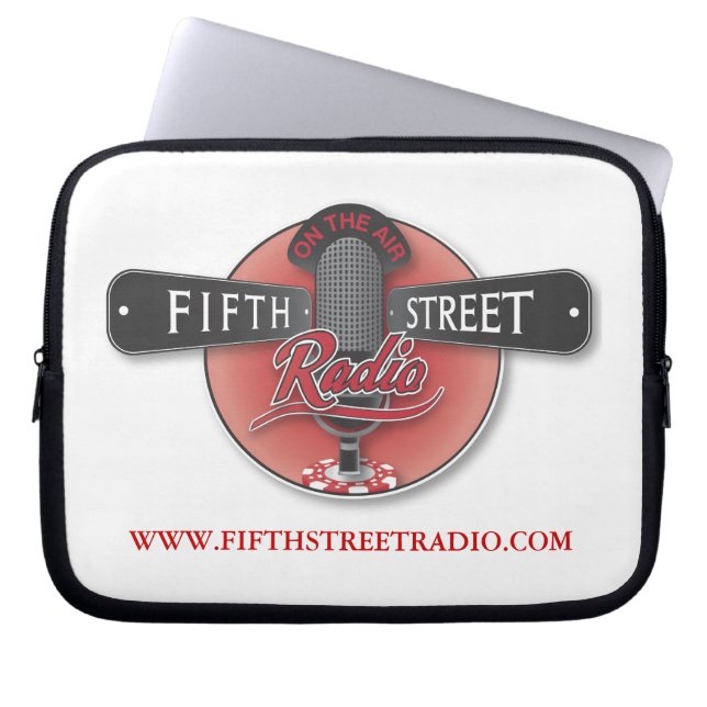 Fith Street Radio Electronics Bag Laptop Sleeve (Voorkant)