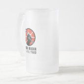 FITHY 16oz Overwinning (linkshandig) Matglas Bierpul (Voorkant links)
