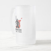 FITHY 16oz Overwinning (rechtshandig) Matglas Bierpul (Voorkant links)