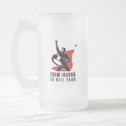 FITHY 16oz Overwinning (rechtshandig) Matglas Bierpul (Links)