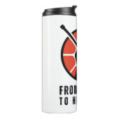 FITHY Logo Thermische Tumbler Thermosbeker (Gedraaid links)