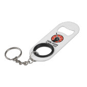 FITHY Mini Flesopener Sleutelhanger Flessenopener (Voorkant Gekanteld)