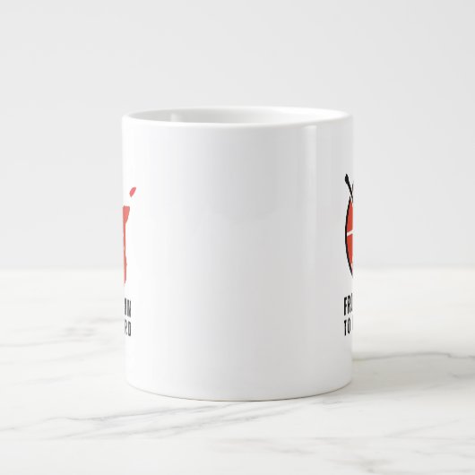 FITHY Victory Jumbo Mug (right-handed) Grote Koffiekop (Voorkant)