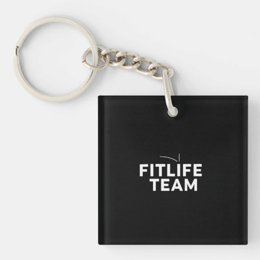 FITLIFETEAM Motivation Tee Sleutelhanger (voorkant)