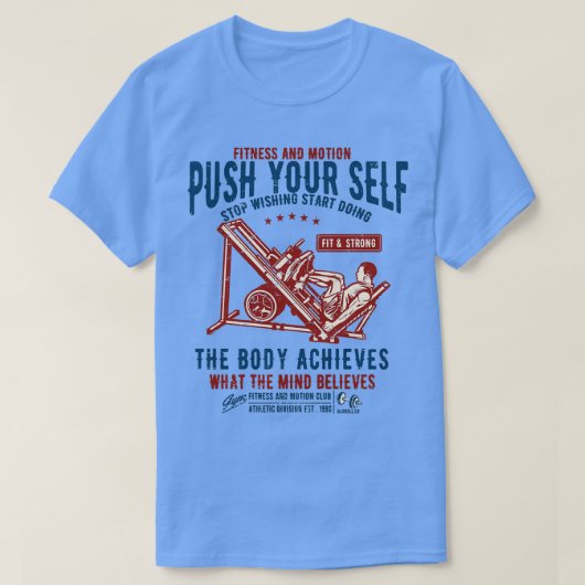 fitness 10 t-shirt (Design voorkant)