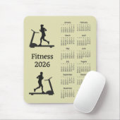 Fitness 2026 Calendar Mousepad Muismat (Met muis)