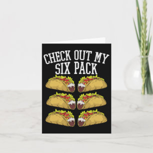 Fitness 6 Pack tacos Funny Mexican Gym Top voor Ta Kaart
