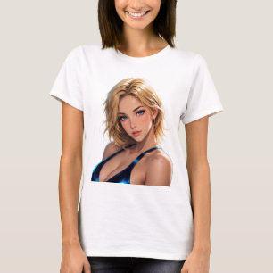 Fitness Anime Meisje - Workout Esthetische T-shirt