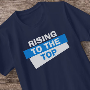 Fitness Athletic Rising Sports Workout Gym Retro T-shirt