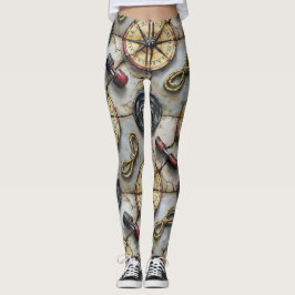 Fitness Barbells Jump Touwen Naadloos Patroon Leggings