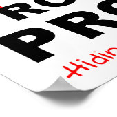 Fitness Bescherming Grappige Poster (Hoek)