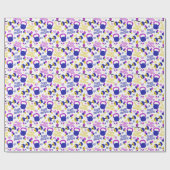 Fitness Birthday Wrapping Paper Cadeaupapier (Vlak)