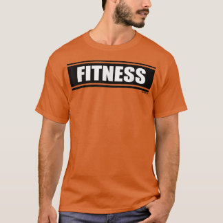 Fitness Black fitnessout Gym Gezegde Motiv T-shirt