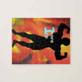 Fitness Bodybuilding Legpuzzel (Horizontaal)