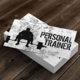 Fitness Bodybuilding Personal Trainer Professional Visitekaartje