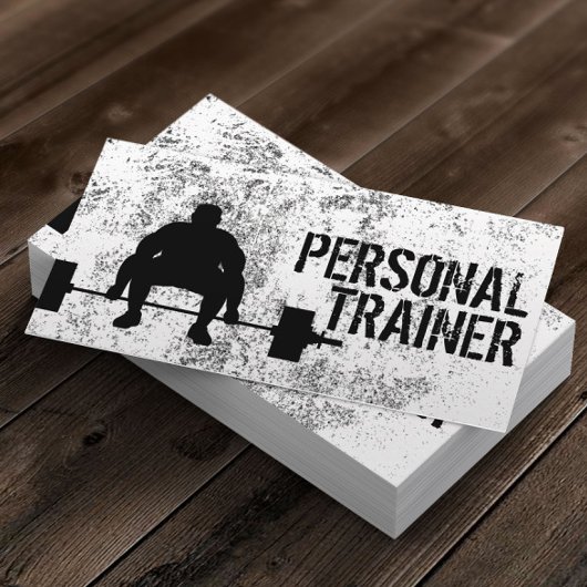 Fitness Bodybuilding Personal Trainer Professional Visitekaartje