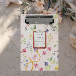 Fitness Branding | Wellness Coach QR-code Mini Klembord