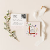 Fitness Branding | Wellness Coach QR-code Vierkante Visitekaartje