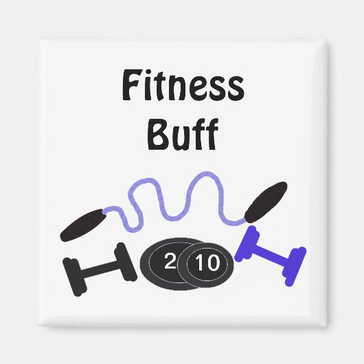 Fitness Buff met werkstroomversnelling Magneet (Voorkant)