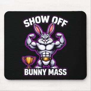 Fitness Bunny Bodybuilder Show Off Bunny M Funny R Muismat