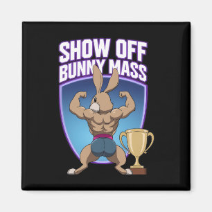 Fitness Bunny Bodybuilders Spierbouw Funny R Magneet