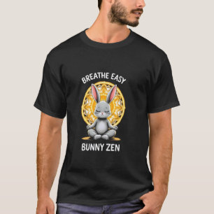 Fitness Bunny Yoga Gurus ADHEMEN GEMAKKELIJK BUNNY T-shirt