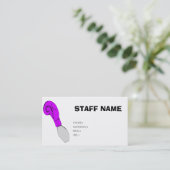 FITNESS BUSINESS CARD VISITEKAARTJE (Staand voorkant)