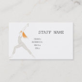 FITNESS BUSINESS CARD VISITEKAARTJE (Voorkant)