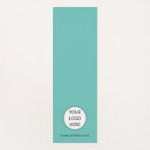 Fitness Business Sjabloon Turquoise Workout Yogamat (Voorkant)