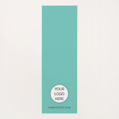 Fitness Business Sjabloon Turquoise Workout Yogamat (Achterkant)