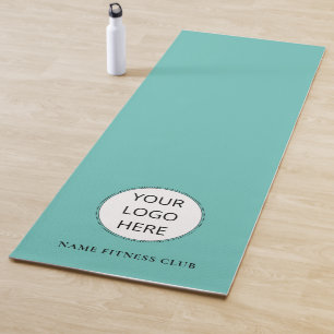 Fitness Business Sjabloon Turquoise Workout Yogamat