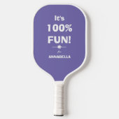 Fitness cadeau voor haar, gepersonaliseerde Chic B Pickleball Paddle (Achterkant)