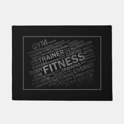 Fitness Center Deurmat (Voorkant)