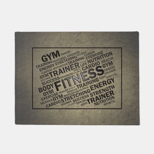 Fitness Center Deurmat (Voorkant)