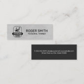 Fitness Center Treadmill | Persoonlijke trainer Mini Visitekaartje (Voorkant / Achterkant)