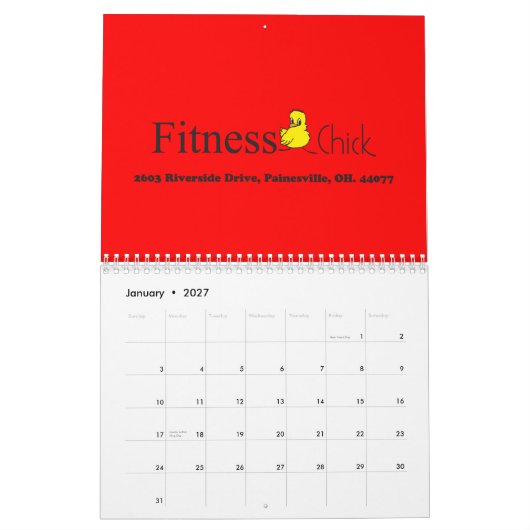 Fitness Chick Calendar Kalender (Jan 2027)