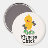Fitness Chick Magnet (Voorkant / Achterkant)